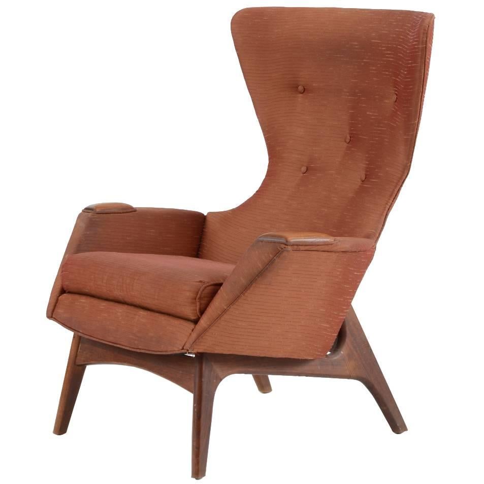Adrian Pearsall Wing Back Lounge Chair for Craft Associates