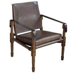 Chatwin Lounge in Walnut and Leather - handcrafted by Richard Wrightman Design