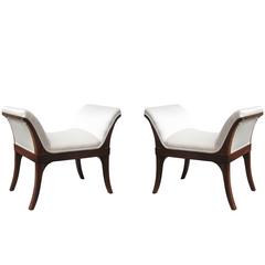 Fine Pair of Neoclassical Benches 5
