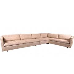 Harvey Probber Sectional in Original Upholstery with Custom Rosewood Table 12