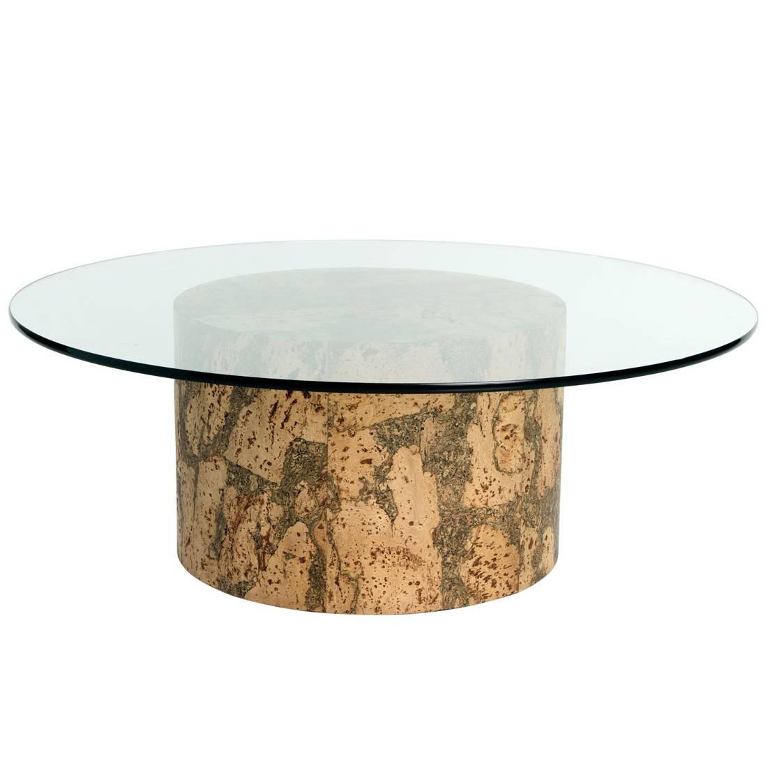 Cork Coffee Table in the Manner of Paul Frankl
