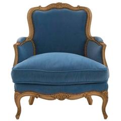Vintage Louis XV Bergere Chair