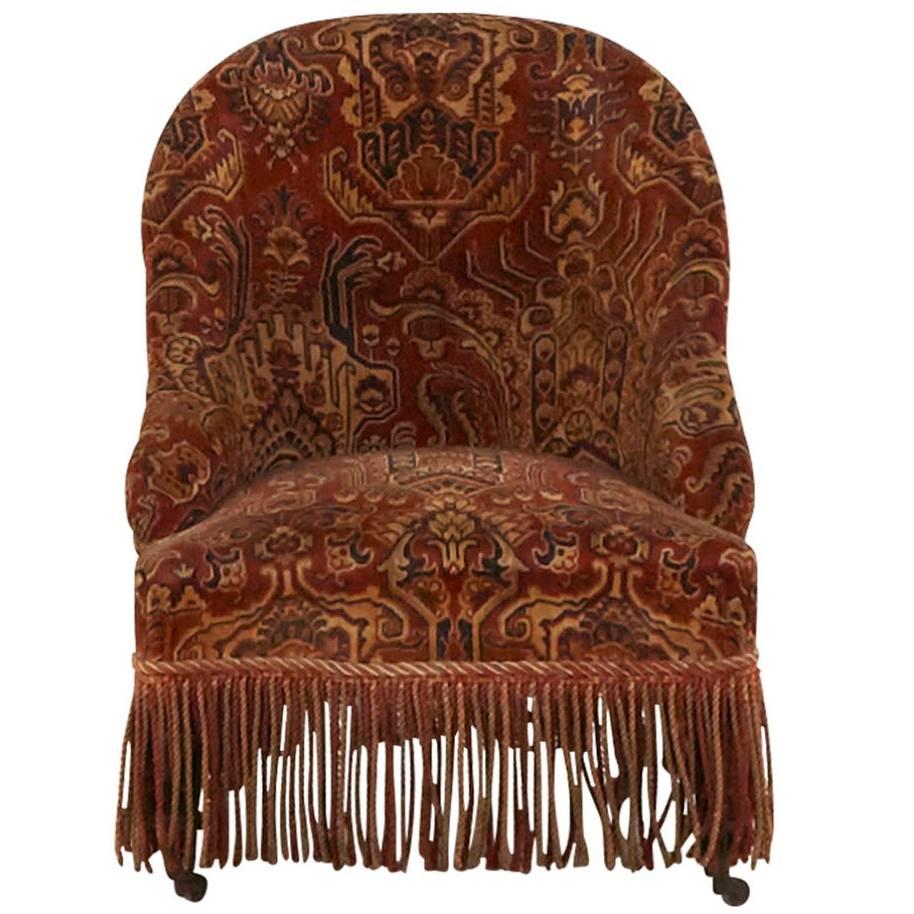 Antique Tapestry Chair at 1stDibs