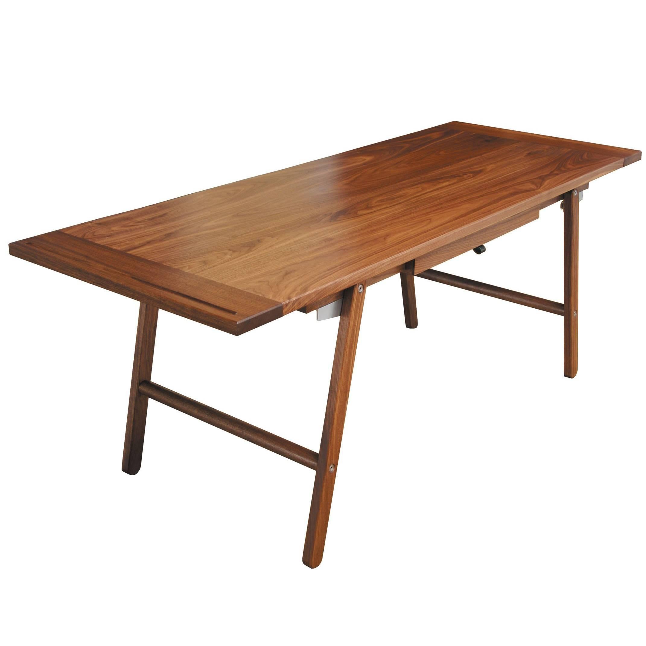Lendon Desk in Oiled Walnut - handcrafted by Richard Wrightman Design