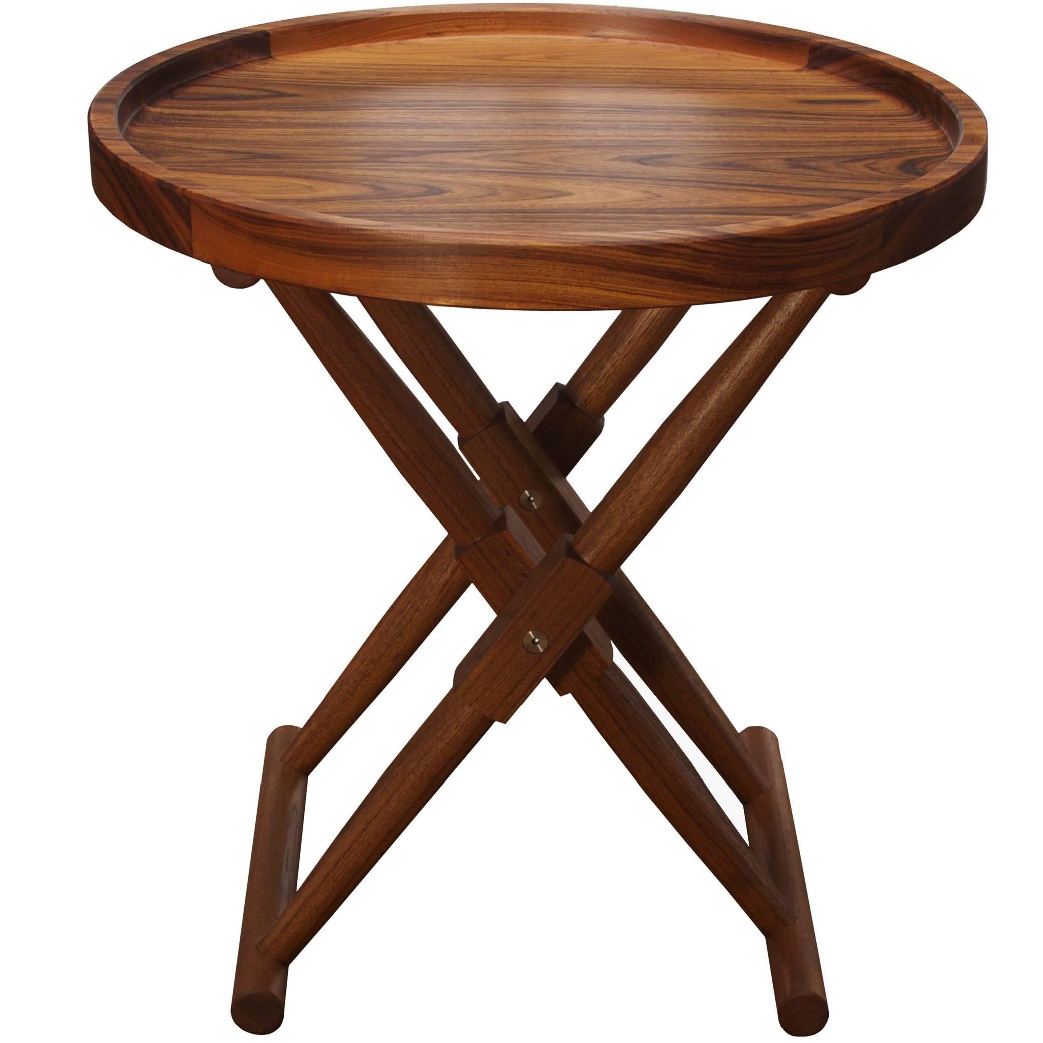 Matthiessen Round Tray Table - handcrafted by Richard Wrightman Design