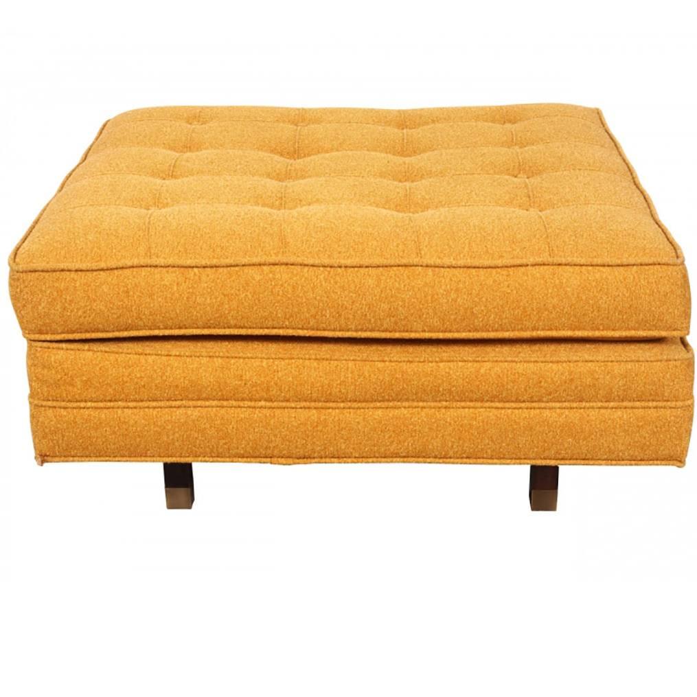Mid-Century Tufted Vintage Ottoman by Harvey Probber