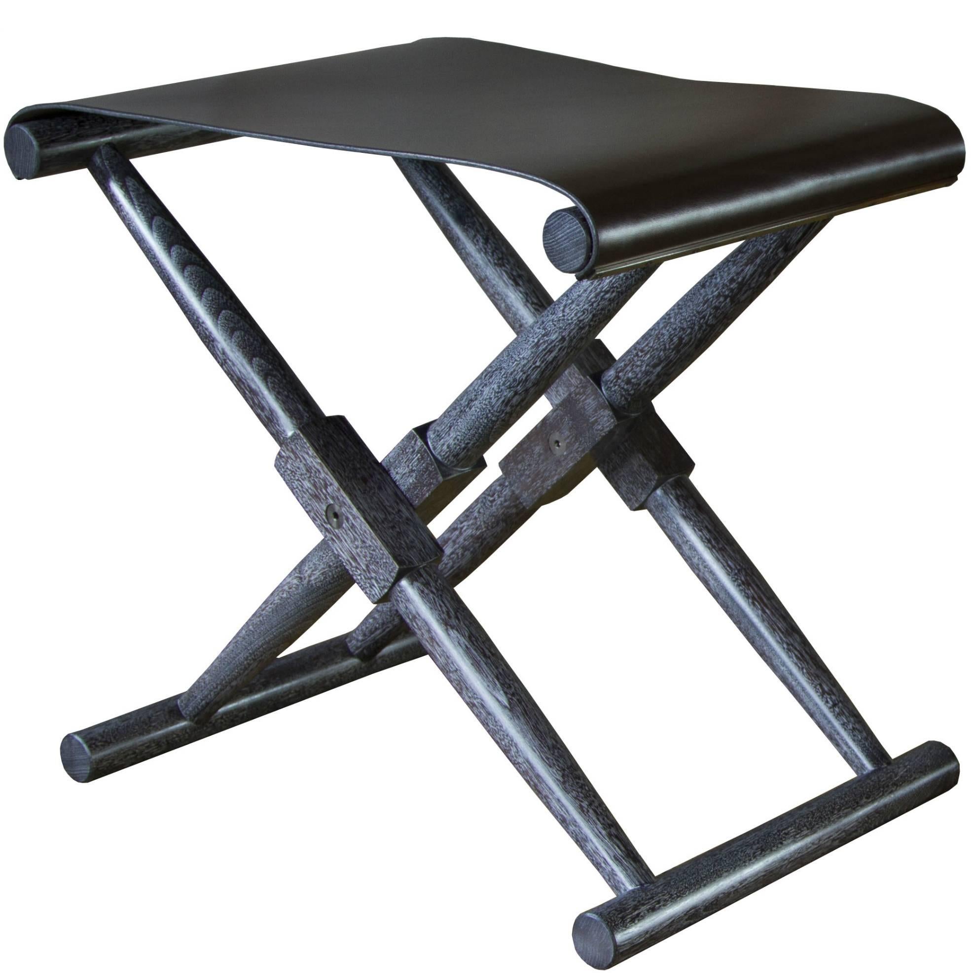 Matthiessen Folding Stool - handcrafted by Richard Wrightman Design