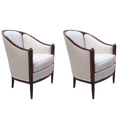 Fine Pair of Art Deco Bergeres 7