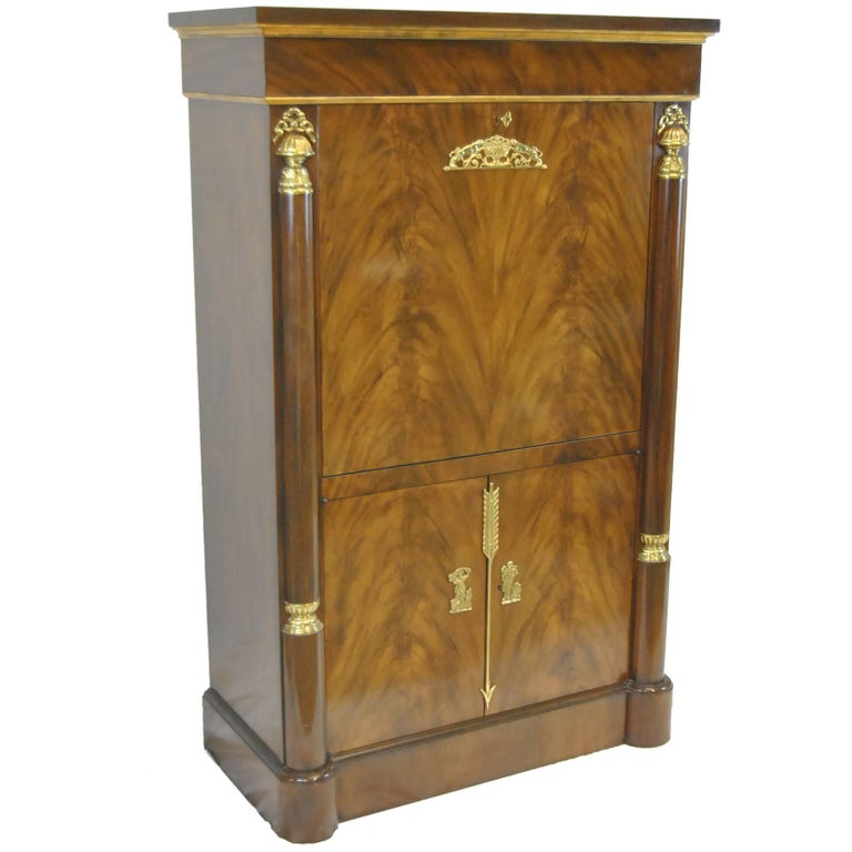 Baker Signature Empire Style Drop Front Desk / Secretary with