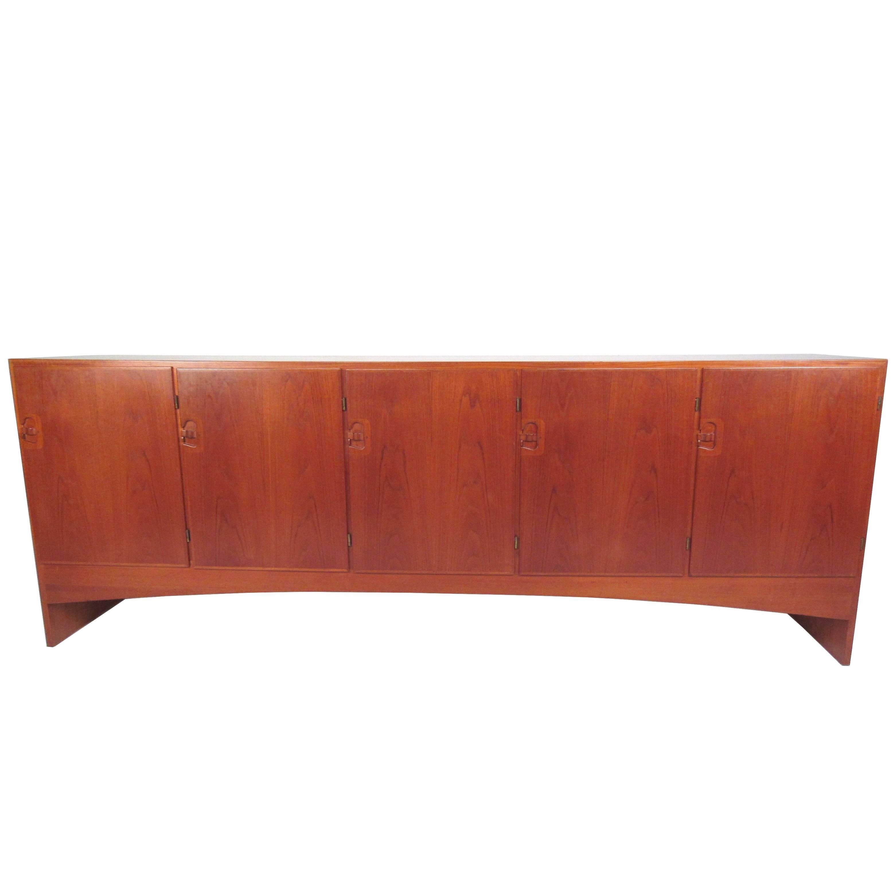 Large Scandinavian Modern Danish Teak Office Credenza by a/S Randers