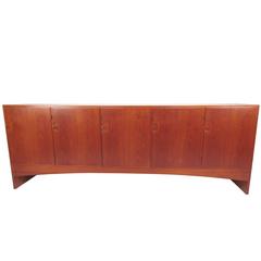 Large Scandinavian Modern Danish Teak Office Credenza by a/S Randers 11
