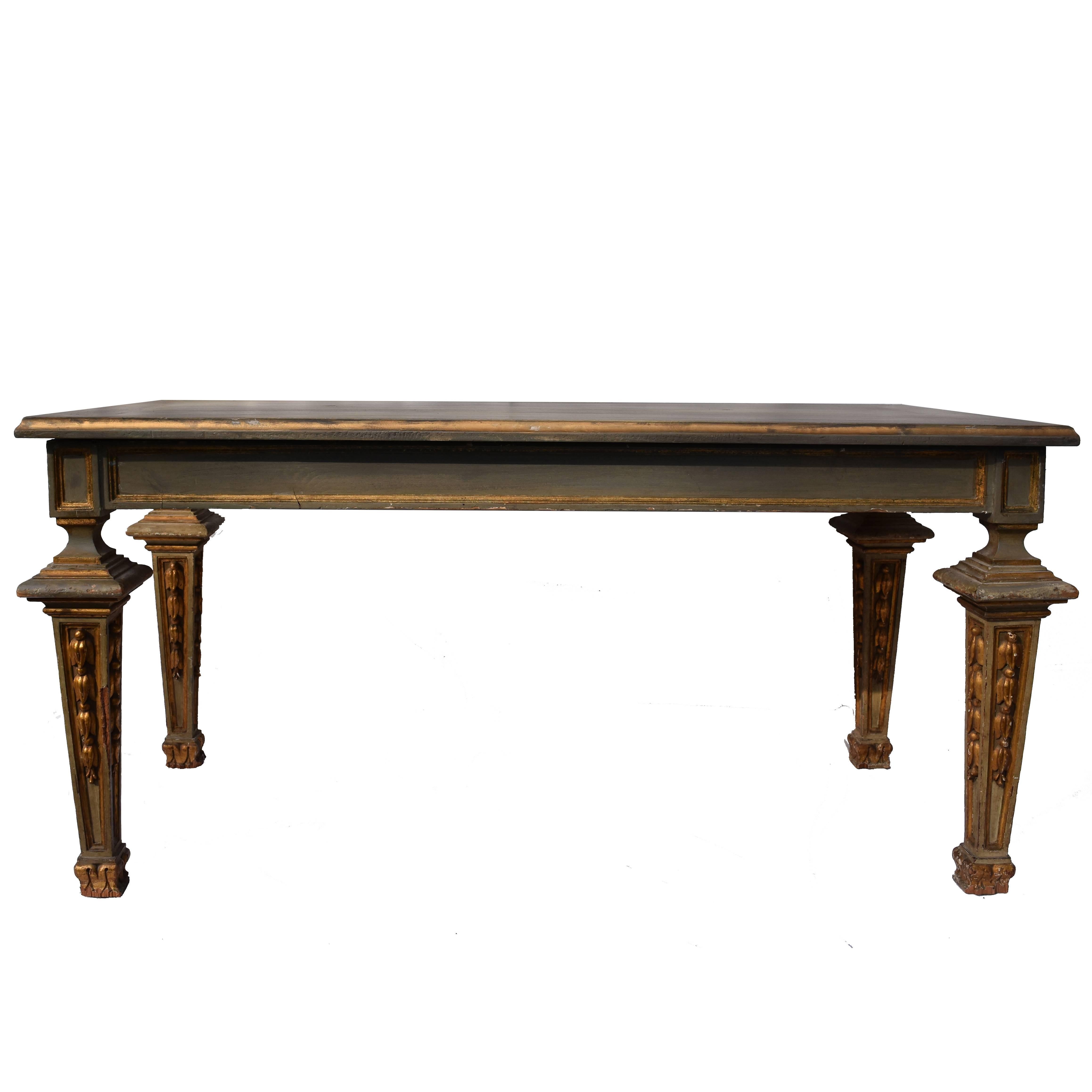 French Louis VXI Style Painted Coffee Table For Sale