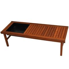 Danish Retro Teak Coffee Table/Bench/Planter Vintage, 1960s