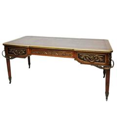 19th Century French Louis XVI Style Bureau Plat / Desk 5