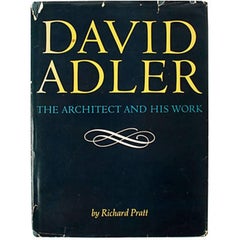 Vintage David Adler: The Architect and His Work by Ezra Stroller, First Edition Book