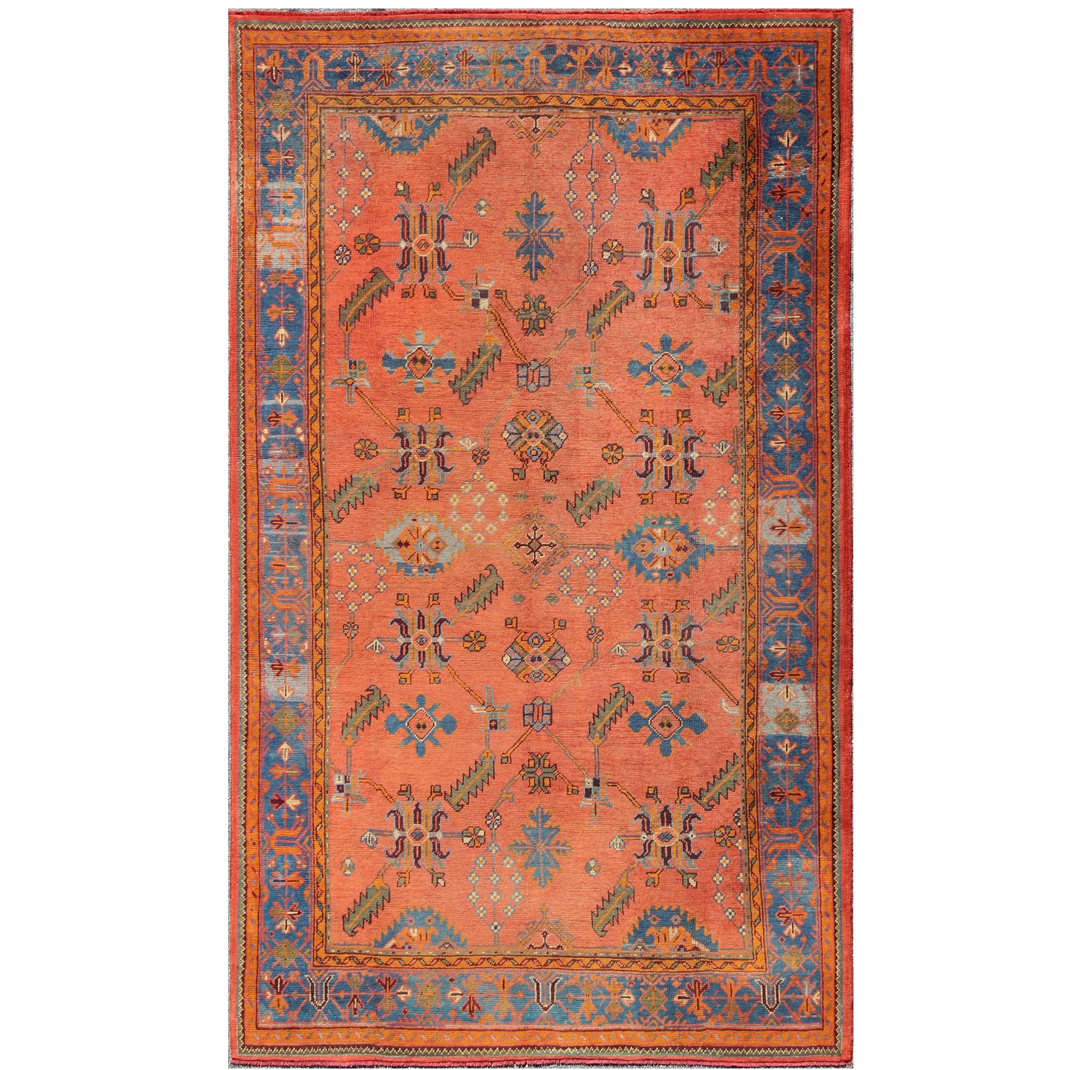 Outstanding Palace Size Antique Oushak Rug For Sale at 1stDibs