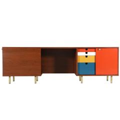 Retro George Nelson Low Profile Credenza for Herman Miller