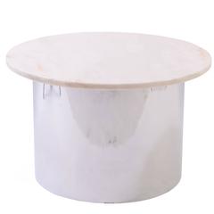 Marble and Chrome Accent Table 7
