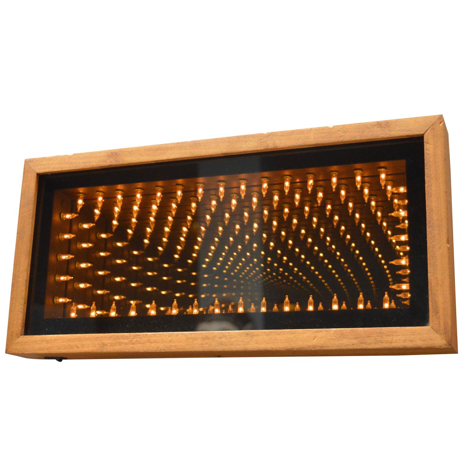 Vintage Infinity Mirror For Sale at 1stdibs