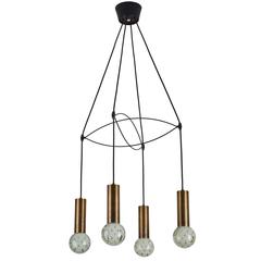 Italian Four Globe Suspension Light