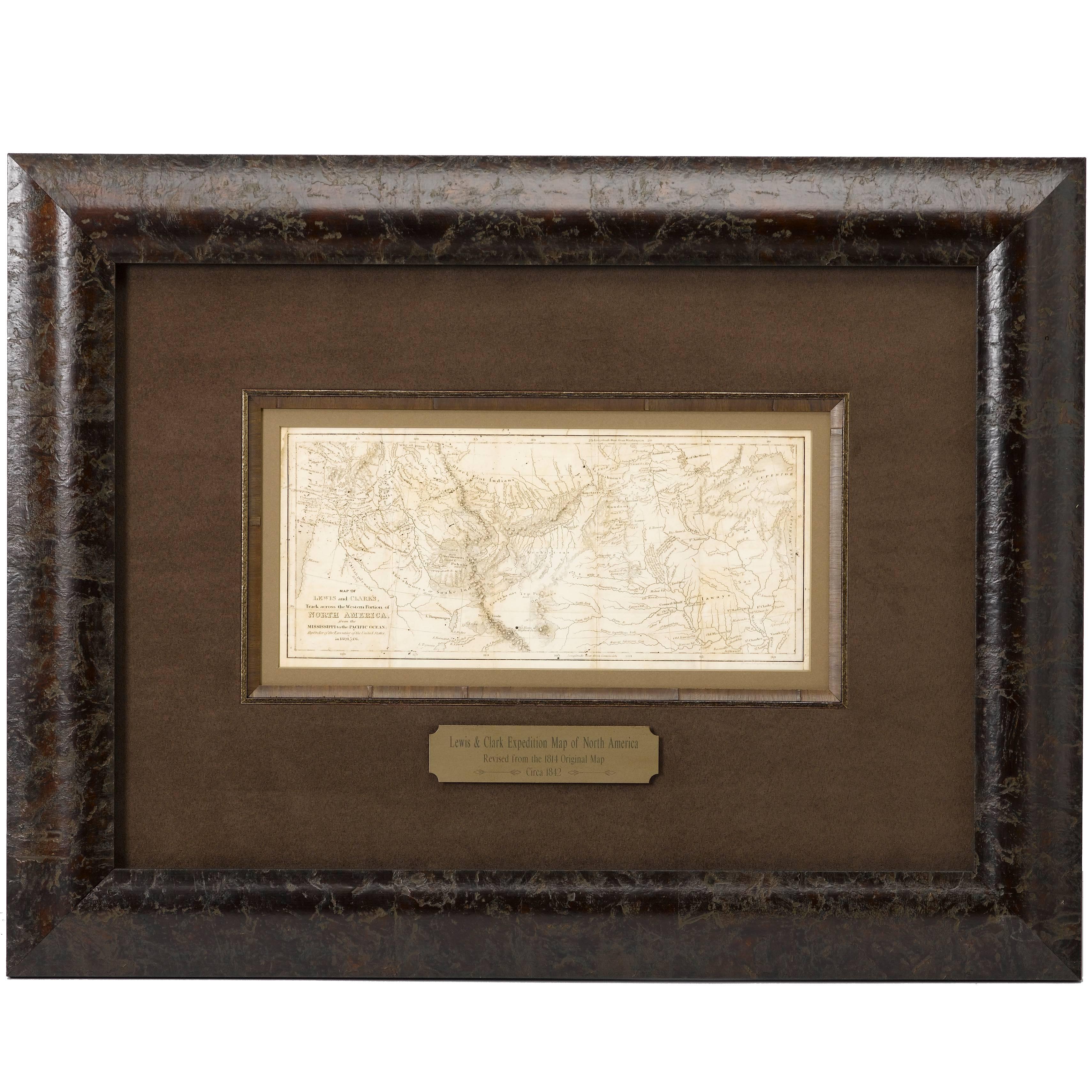 1842 Map of Lewis and Clark
s Expedition of North America