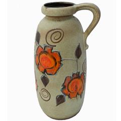 Large Mid-Century German Floor Vase Stick Umbrella Stand Bay & Scheurich 1