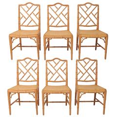 Hollywood Regency Bamboo Chairs