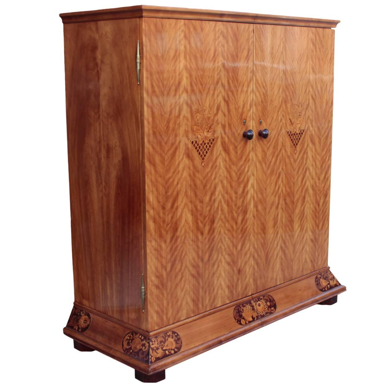 Swedish Art Deco Period Cabinet For Sale
