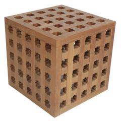 Pair of Cube Tables by Cali Colombian Architect, circa 1960s 10