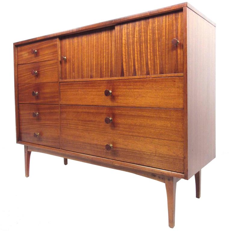 Rare MidCentury Modern Armoire Dresser by Lane For Sale at 1stdibs