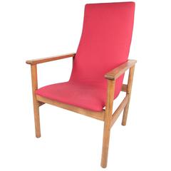 Mid-Century Modern High Back Lounge Chair 6