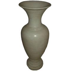 Ceramic Vase with White Glaze from Thailand 5