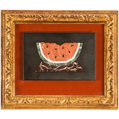 Pietra Dura "Painting" of a Watermelon