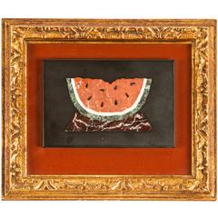 Pietra Dura "Painting" of a Watermelon 9