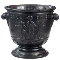 Ivar Johnsson for NäFveqvarn Bruk, Swedish Cast Iron Venus Rising Jardinière