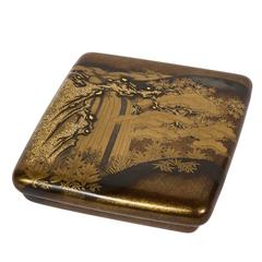 Edo Japanese Lacquered Suzuribako 'Writing Box'