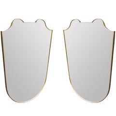 Pair of Modernist Mirrors