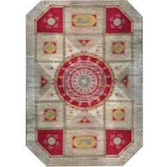 Rug of the Soap Factory, 19th Century, Charles X Period, Unique Piece