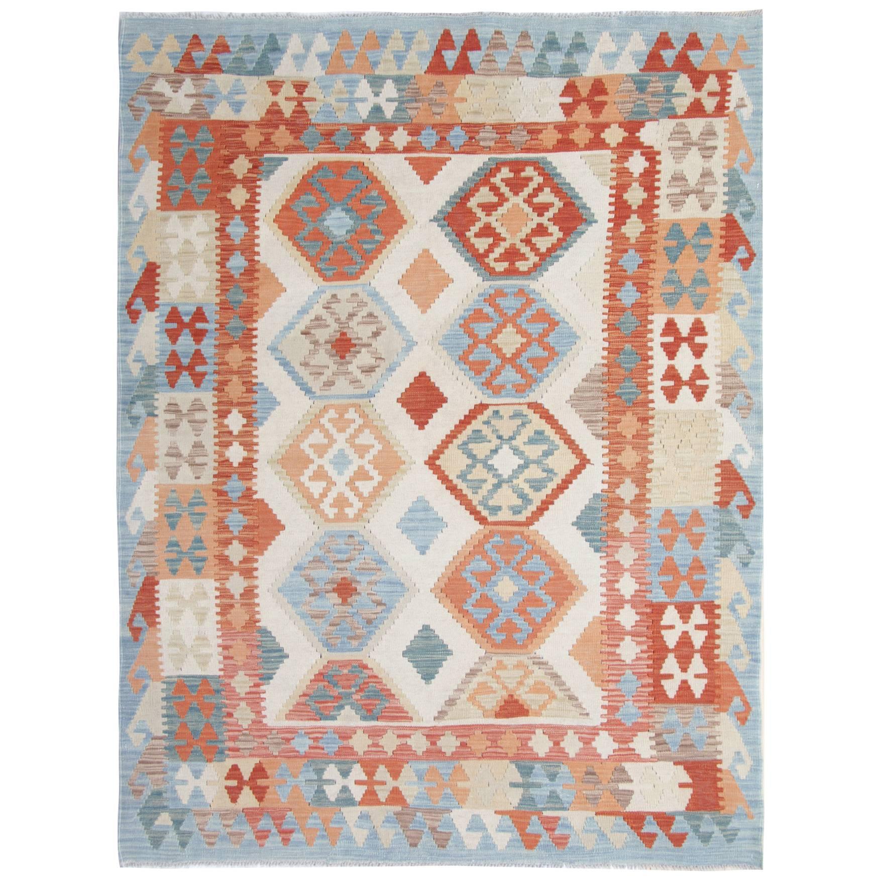 Oriental Rug Handmade Carpet Kilim Rugs from Afghanistan