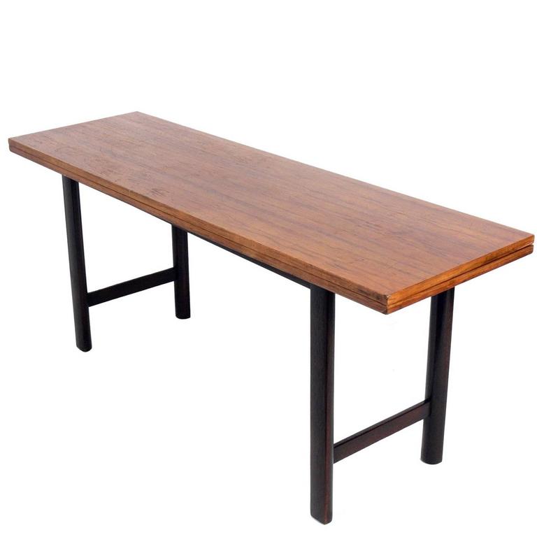 Ingenious Dunbar Rosewood Console Table Dining Table at 1stDibs