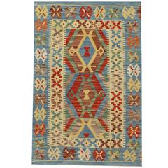 Kilim Rugs with Traditional Design, Carpet from Afghanistan