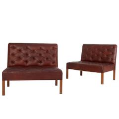 Pair of Free-Standing Addition Sofas 2