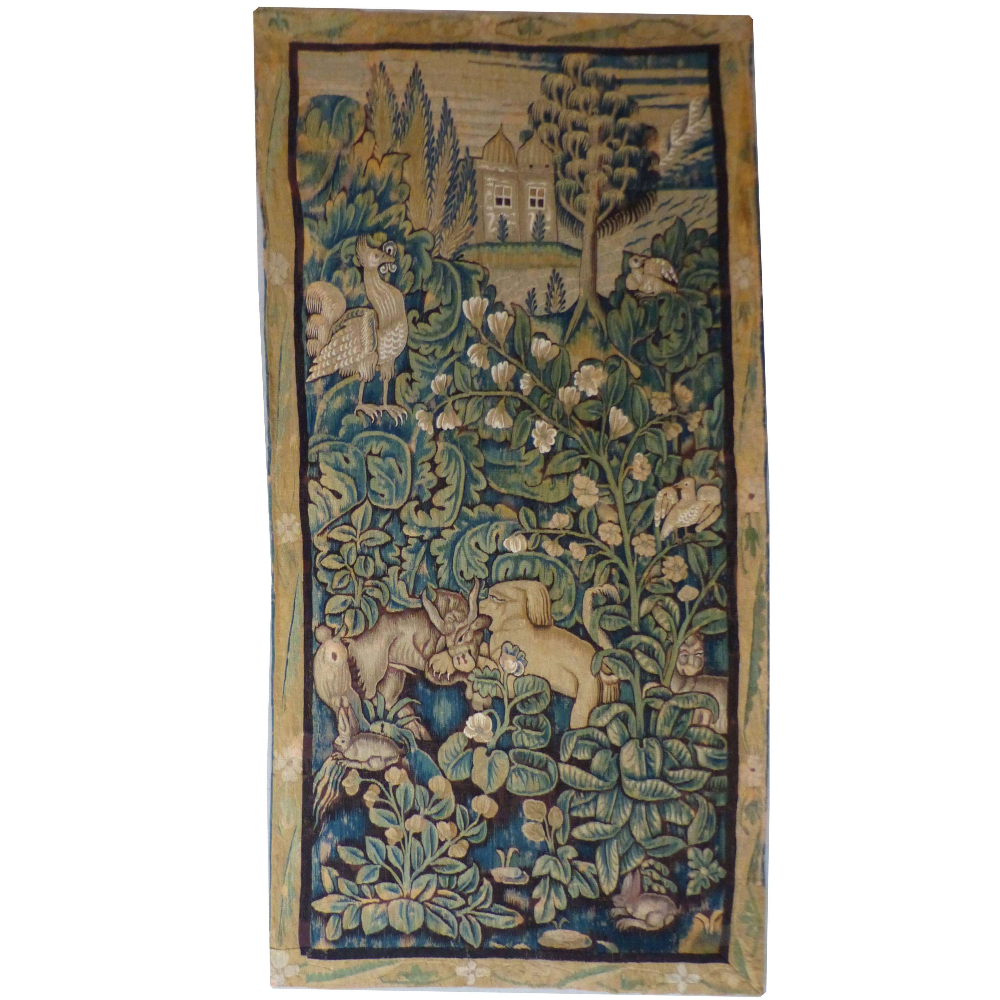 Exceptionnal 16th Century  Flemish Tapestry For Sale