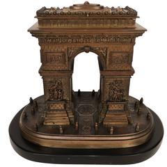 Bronze Model of Arc de Triomphe