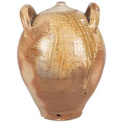 French Earthenware Vinegar Jar, Early 1900s 10