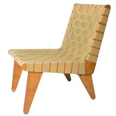 Retro Klause Grabe Architect Built Strap Lounge Chair