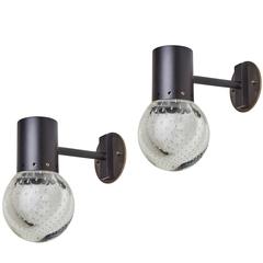 Pair of Seguso Glass Sconces by Gino Sarfatti for Arteluce 5