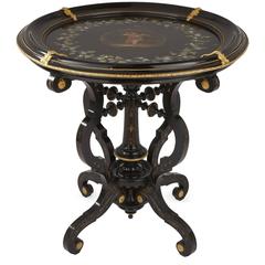 Italian micromosaic antique circular centre table 11