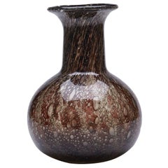 Vintage Ercole Barovier Brown Effeso Art Glass Vase, circa 1968