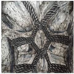 "Kikkou “ Acrylique on Canvas by Serge Staudinger from the ‘Shibari’ Series